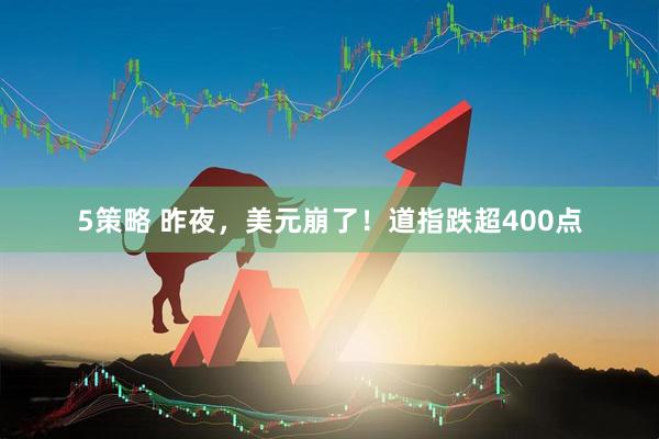 5策略 昨夜,美元崩了!道指跌超400点